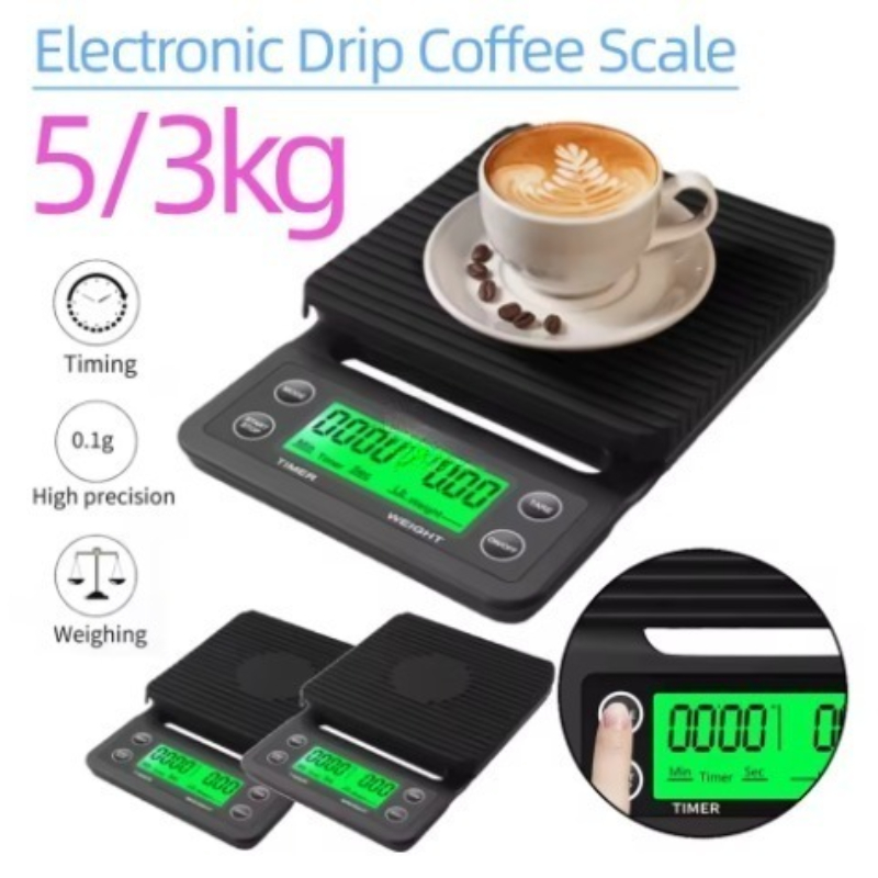 Scale Drip Timer - 5/3 kg LCD Elektronische Tropf Kaffee