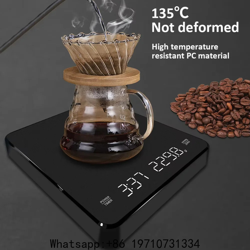 Scale Drip Timer - Neue Digitale Espresso-Kaffeewaage mit Timer Pour-Over