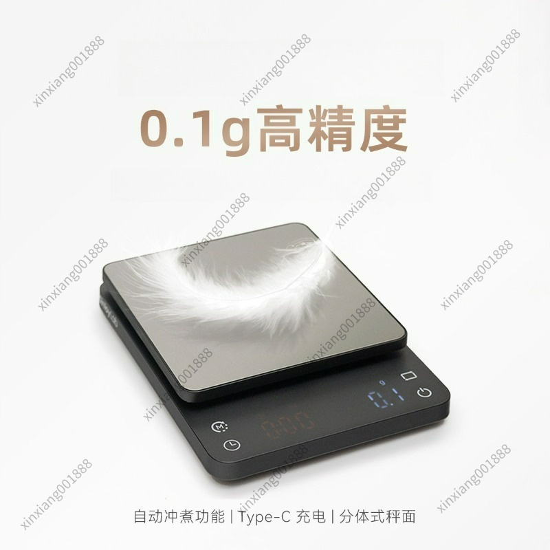 Scale Drip Timer - O2 Digitale Kaffeewaage mit Timer, Typ-C