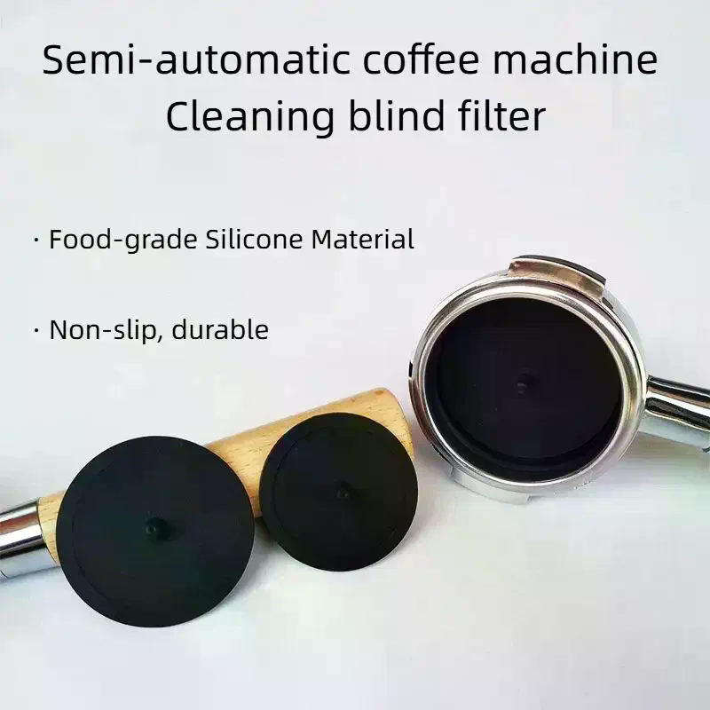 Blind Filter Disc - Portafilter Rückspülwerkzeug Silikon Blindfilter Rückspülscheibe Gummi-Reinigungsscheibe