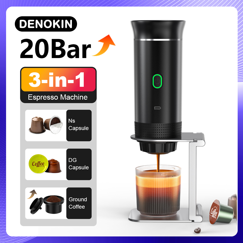 Coffee Equipment For Camping - Drahtlose elektrische tragbare Espressomaschine für Auto
