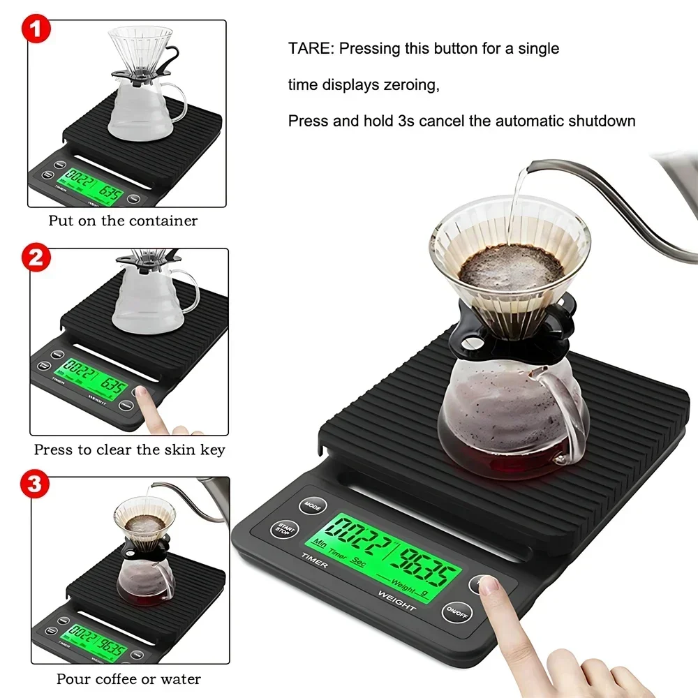 Küchenwerkzeuge Kaffeewaage mi – Scale Drip Timer Bewertung und Preis